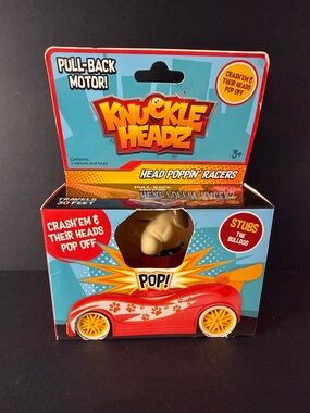 Stubs the Bulldog Pull-Back Racer - Red